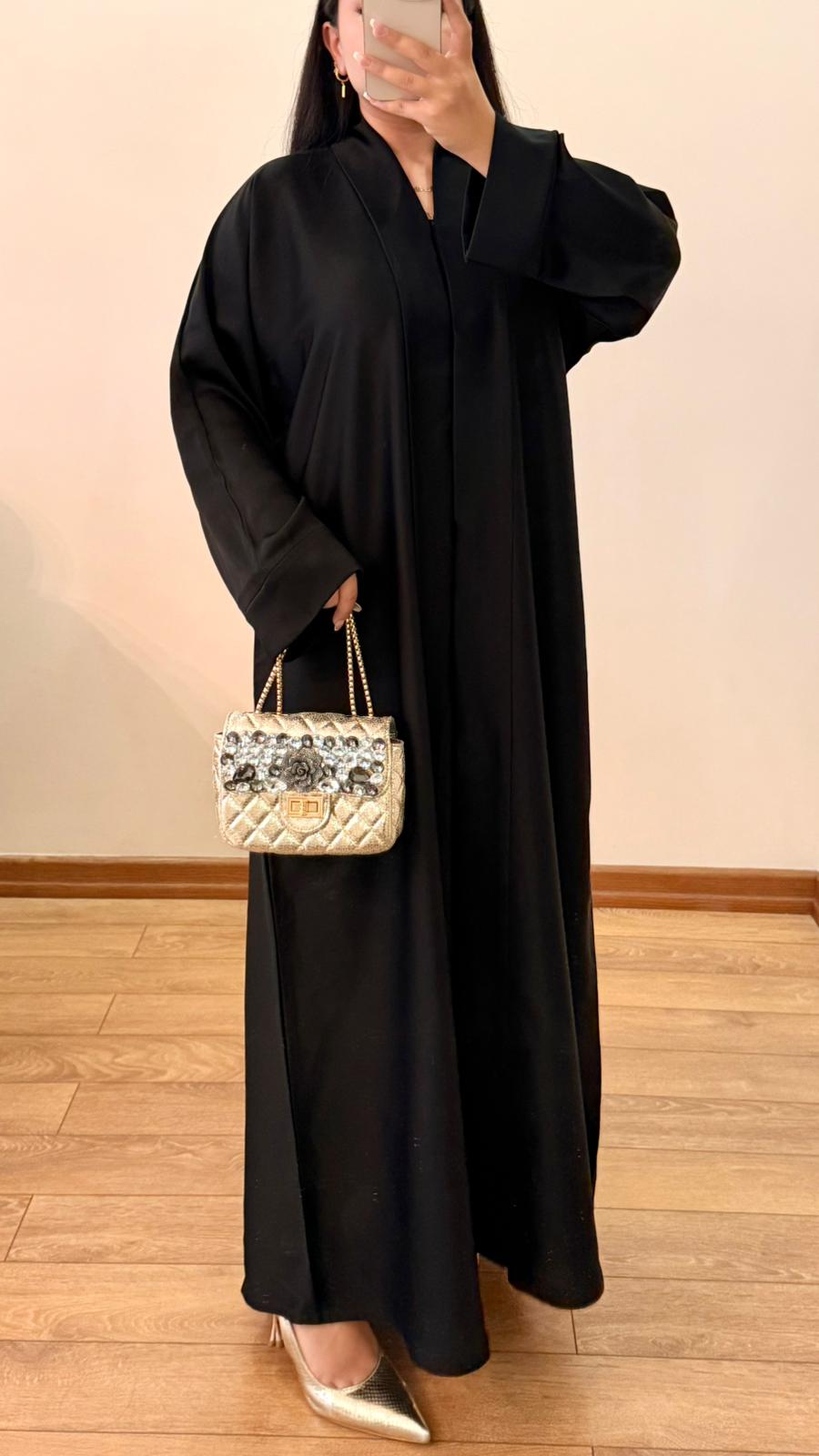 Ithal Doha Koleksiyonu Siyah Ferace