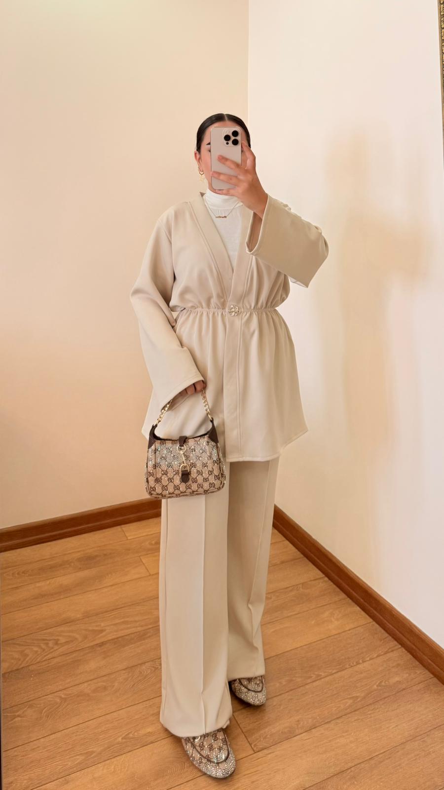 Scuba Gold Düğmeli Takım