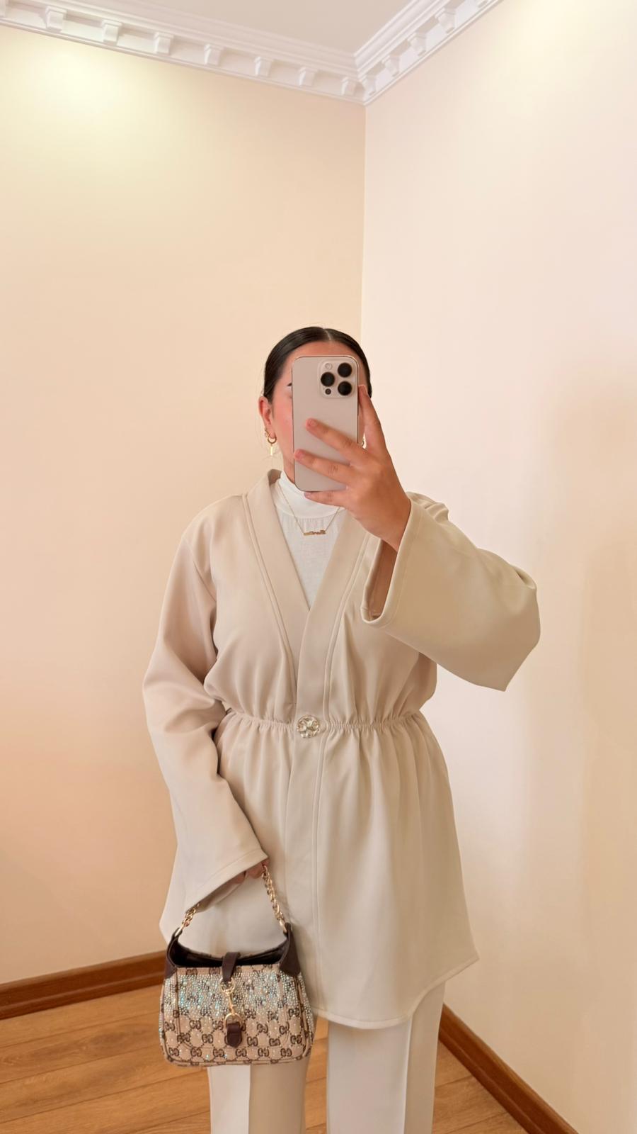 Scuba Gold Düğmeli Takım