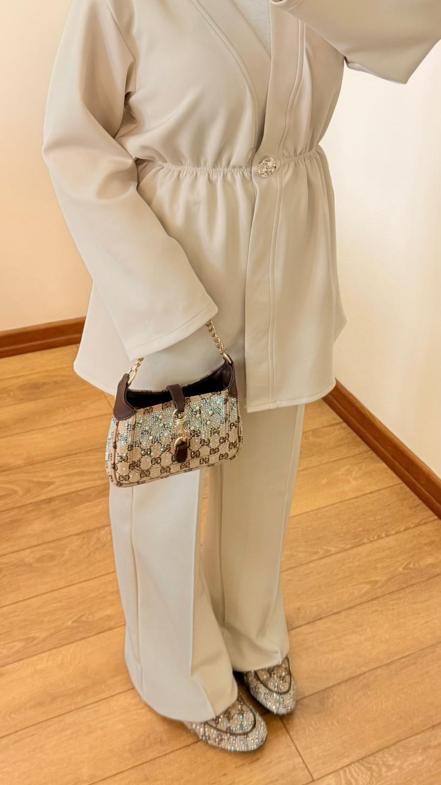 Scuba Gold Düğmeli Takım