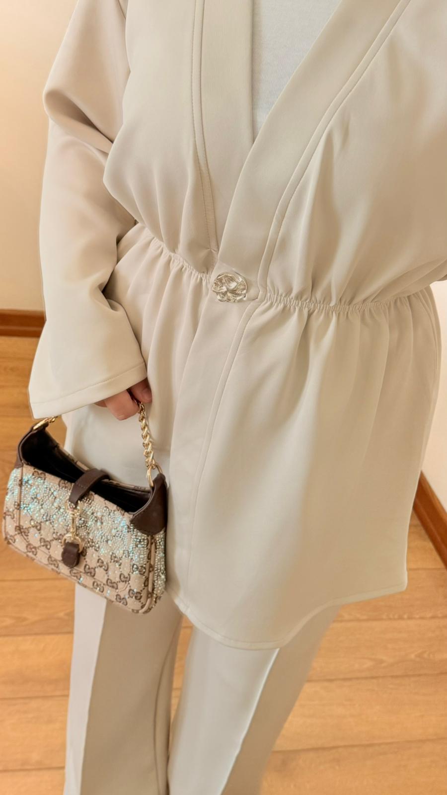 Scuba Gold Düğmeli Takım