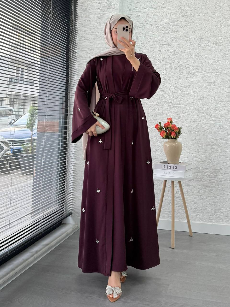 Taşlı İkili Takım Ferace