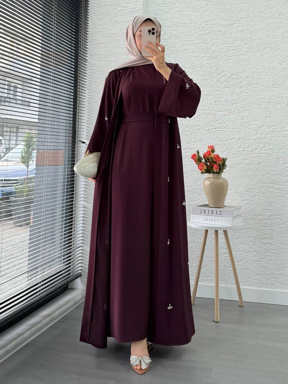 Taşlı İkili Takım Ferace